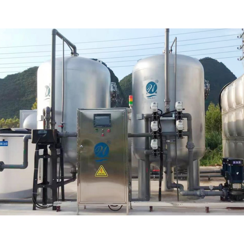 Can purified water preparation devices, powered by technology, transform brackish seawater into a vital source of life for buildings and factories?